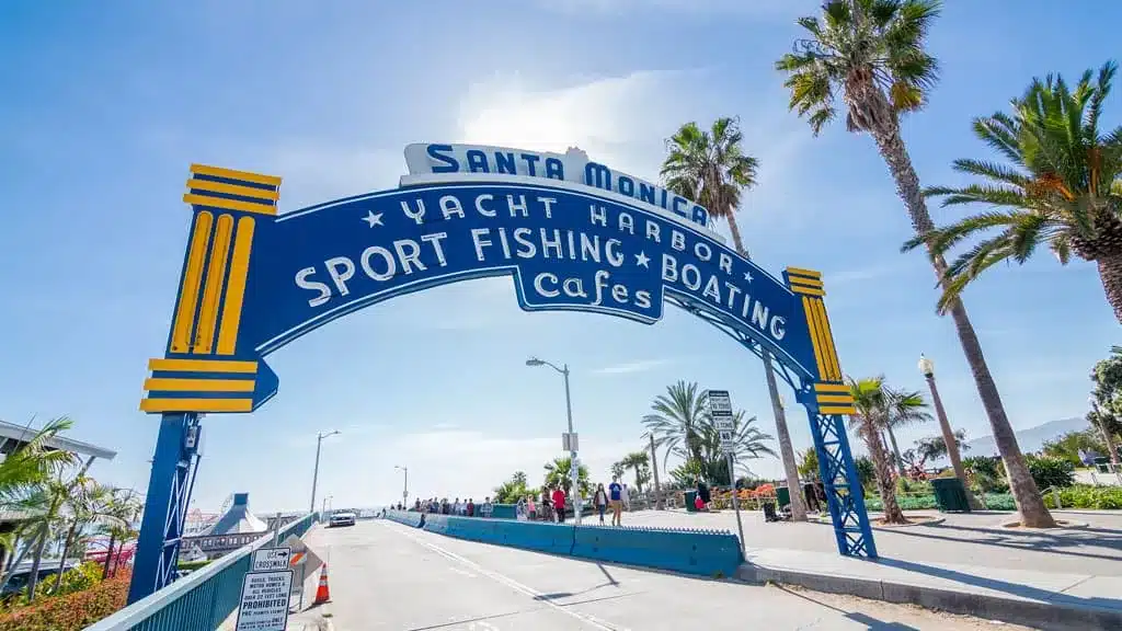 Santa Monica Pier Beach Los Angeles Bus Tour